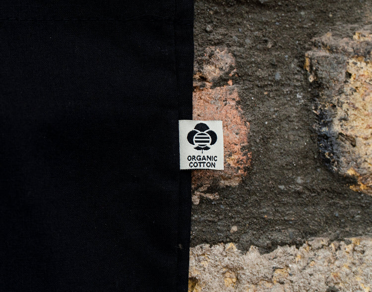 Happy Out Organic Tote Bag - Black