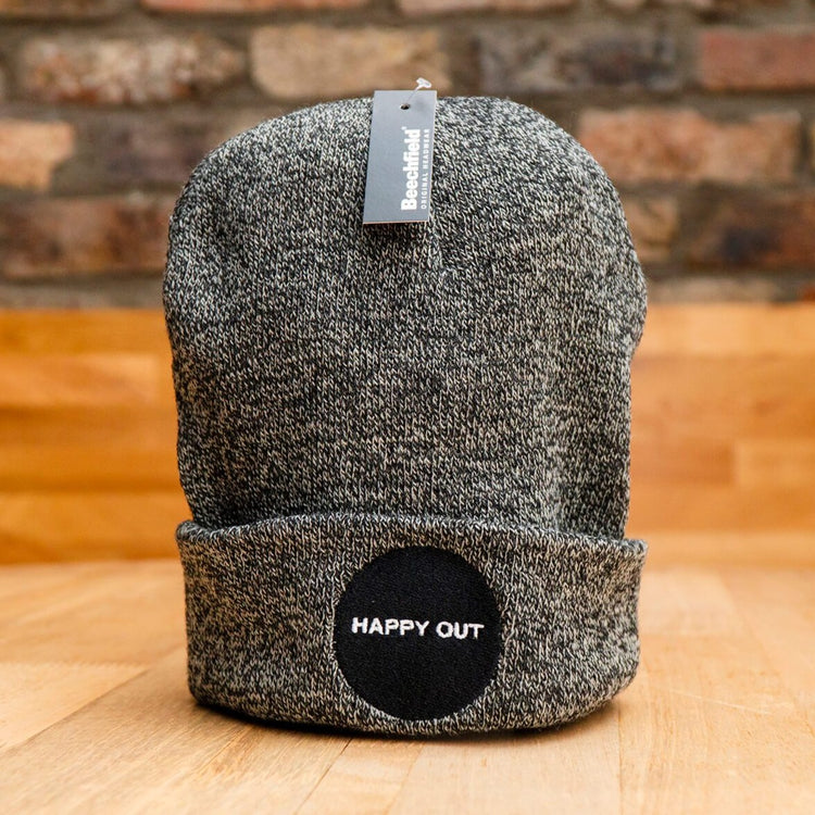 Happy Out Grey Beanie