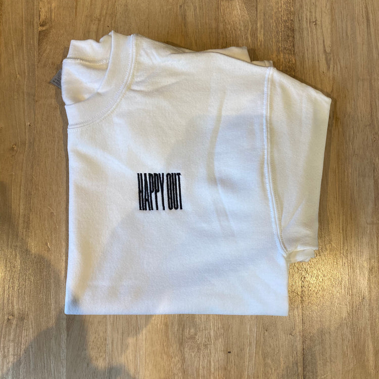 Happy Out Jumper - White