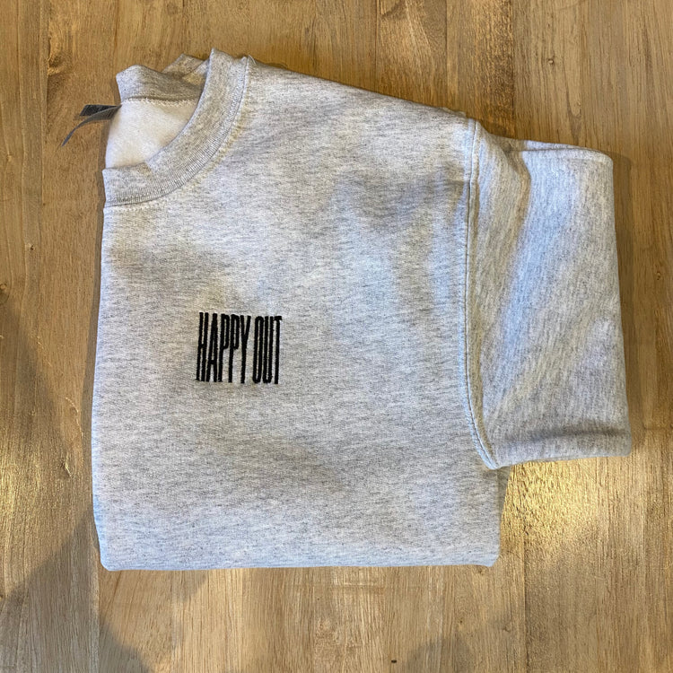 Happy Out Jumper - Grey