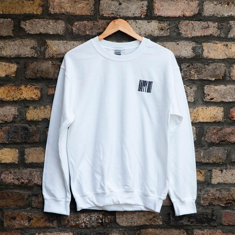 Happy Out Jumper - White
